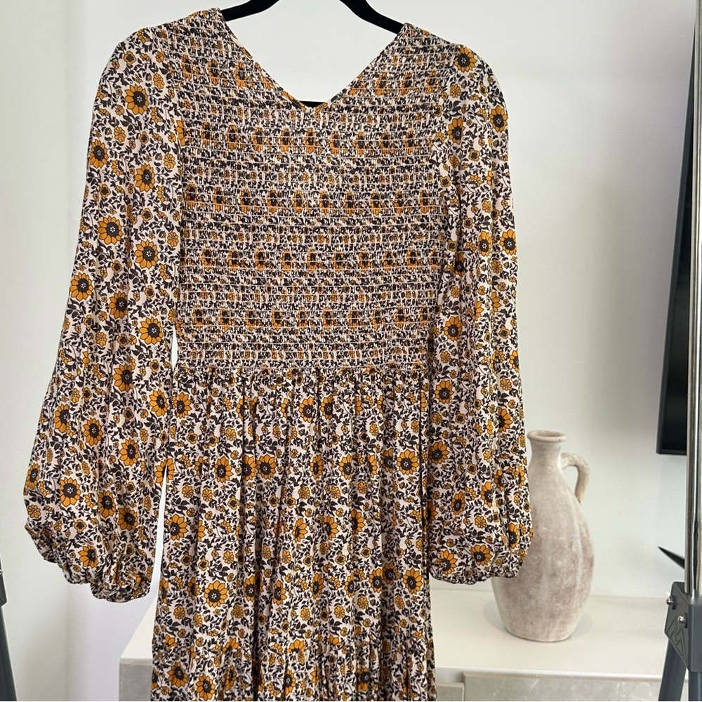 🛑SOLD🛑Christy Dawn The Aimee Dress in Golden Sunflower  Size XS/S - Picture 10 of 16